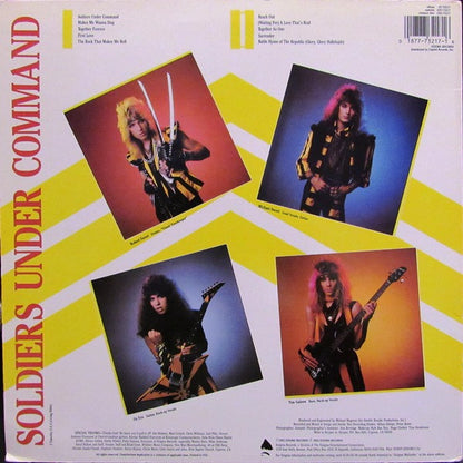 Stryper : Soldiers Under Command (LP, Album, RE)