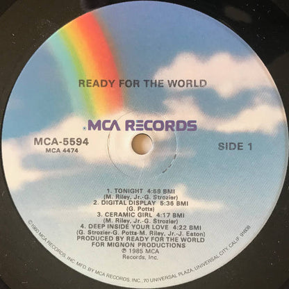 Ready For The World : Ready For The World (LP, Album, Pin)