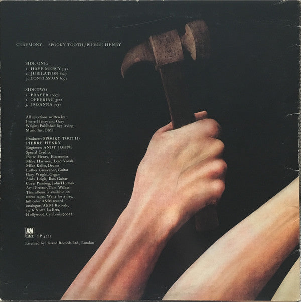 Spooky Tooth / Pierre Henry : Ceremony: An Electronic Mass (LP, Album, Pit)