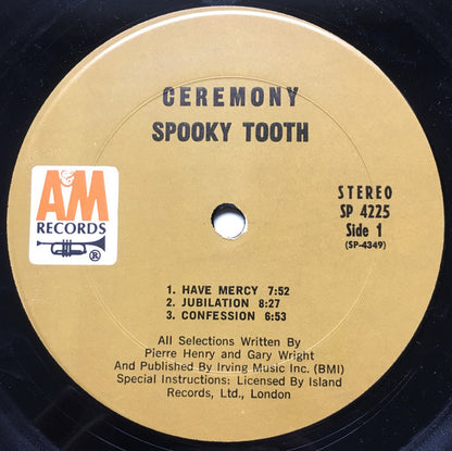 Spooky Tooth / Pierre Henry : Ceremony: An Electronic Mass (LP, Album, Pit)