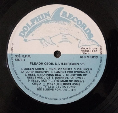 Various : Fleadh Ceoil Na H-Eireann `75 (LP, Album)