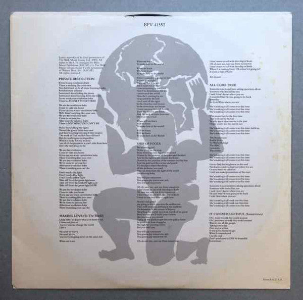 World Party : Private Revolution (LP, Album, Car)