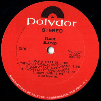 Slade : Slayed? (LP, Album, All)