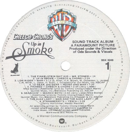 Various : Paramount Pictures Presents Cheech Y Chong's Up In Smoke (LP, Comp, Gat)