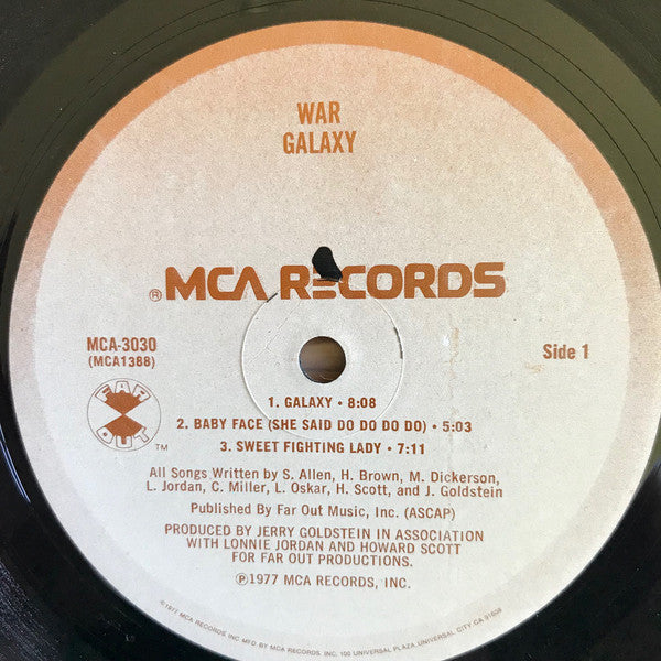War : Galaxy (LP, Album, Pin)
