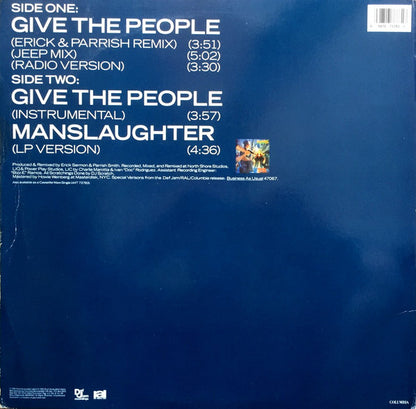 EPMD : Give The People (12")