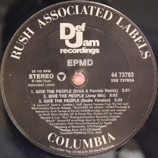 EPMD : Give The People (12")