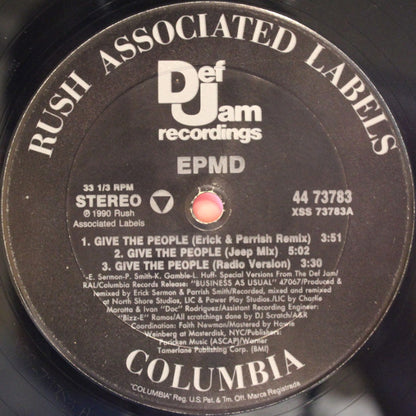 EPMD : Give The People (12")