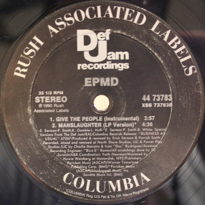 EPMD : Give The People (12")
