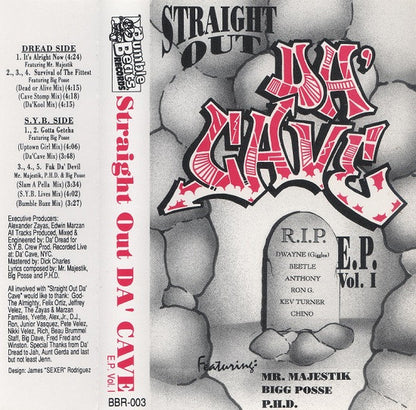 Various : Straight Out Da' Cave E.P. Vol. 1 (Cass, EP)