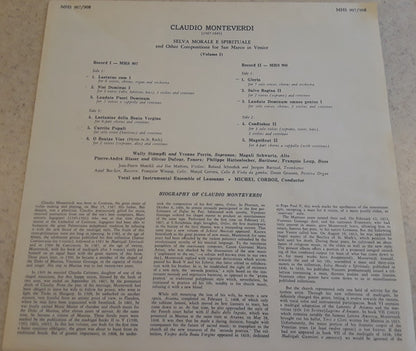 Claudio Monteverdi, Ensemble Vocal De Lausanne And Ensemble Instrumental De Lausanne, Michel Corboz : Selva Morale E Spirituale And Other Compositions For San Marco In Venice (Volume I) (2xLP + Box)