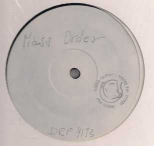 Mass Order : Victim Of Love / Your Kind Of Music (12", Unofficial, W/Lbl)