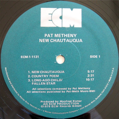 Pat Metheny : New Chautauqua (LP, Album)