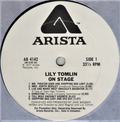 Lily Tomlin : On Stage (LP, Album, Promo)