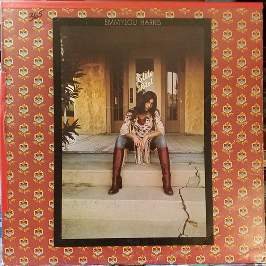 Emmylou Harris : Elite Hotel (LP, Album, RP, Win)