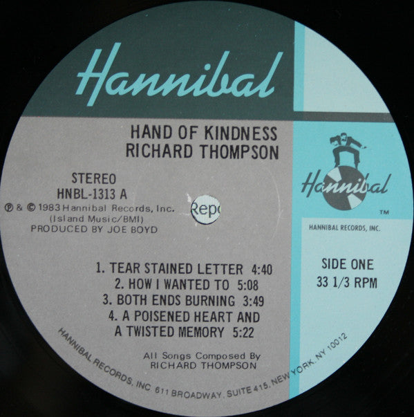 Richard Thompson : Hand Of Kindness (LP, Album, Eur)