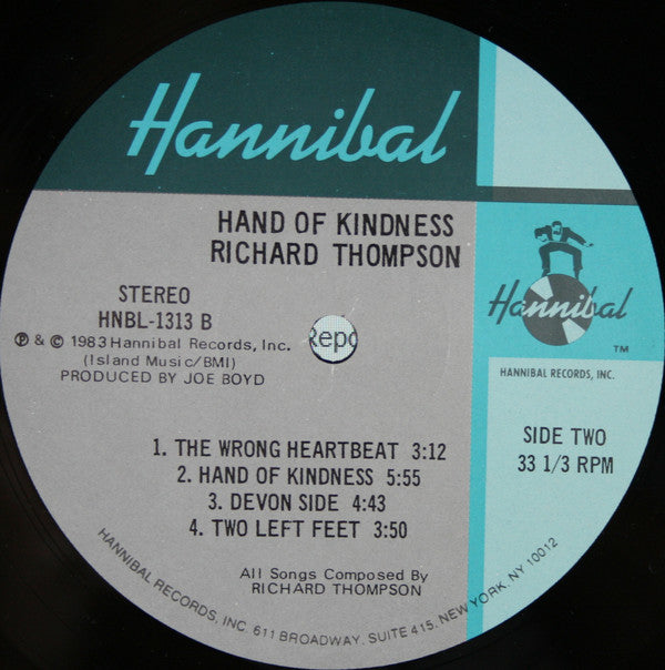 Richard Thompson : Hand Of Kindness (LP, Album, Eur)