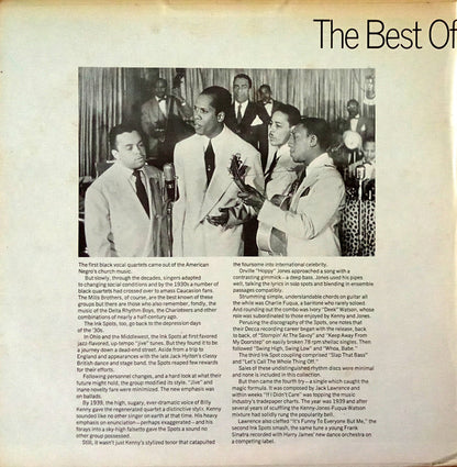 The Ink Spots : The Best Of The Ink Spots (2xLP, Comp, RE, Gat)