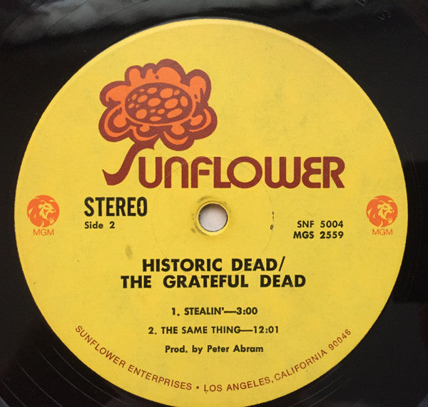 The Grateful Dead : Historic Dead (LP, Album)