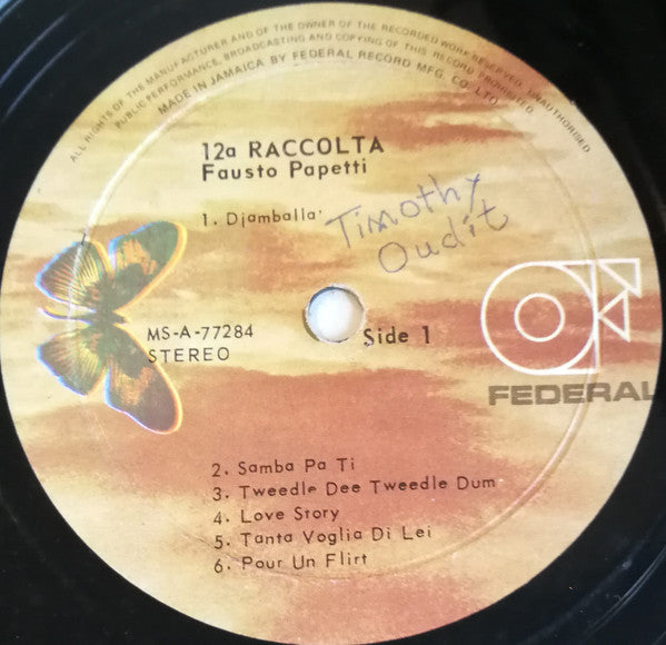 Fausto Papetti : 12ª Raccolta (LP, Album)