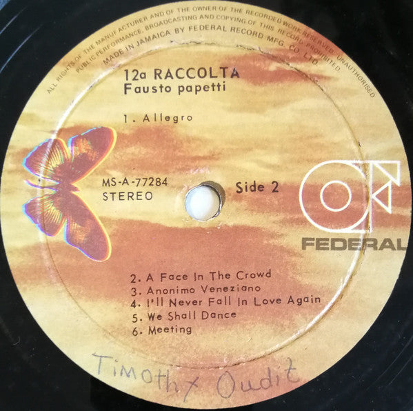 Fausto Papetti : 12ª Raccolta (LP, Album)