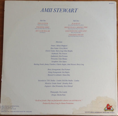 Amii Stewart : Paradise Bird (LP, Album, Gat)