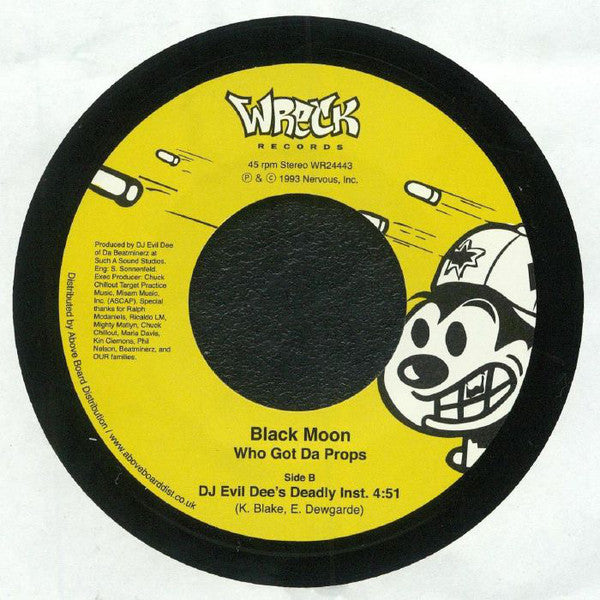 Black Moon : Who Got Da Props (7", Single, RM)