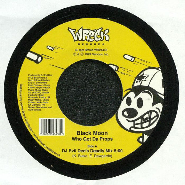 Black Moon : Who Got Da Props (7", Single, RM)