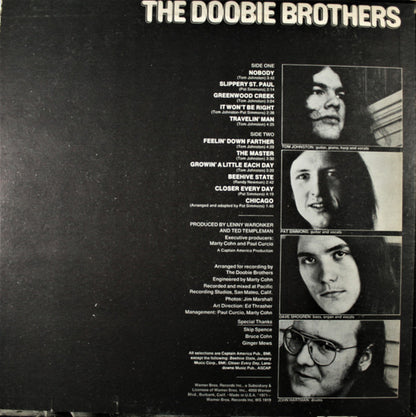 The Doobie Brothers : The Doobie Brothers (LP, Album, RE, Ter)