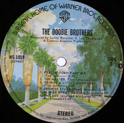 The Doobie Brothers : The Doobie Brothers (LP, Album, RE, Ter)