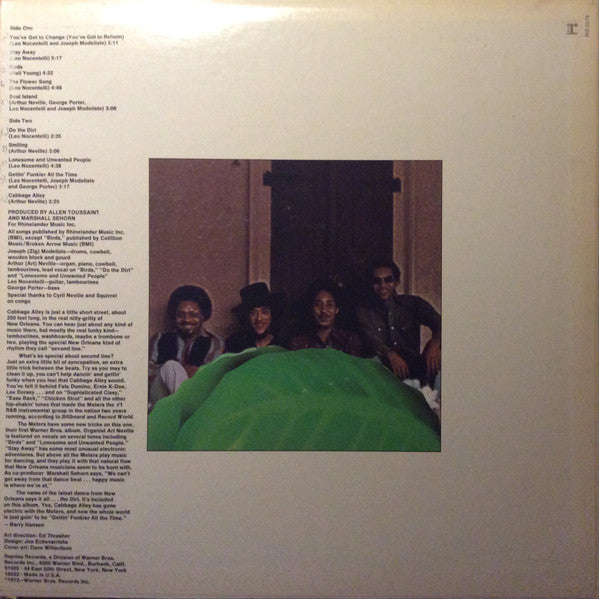 The Meters : Cabbage Alley (LP, Album, Ter)