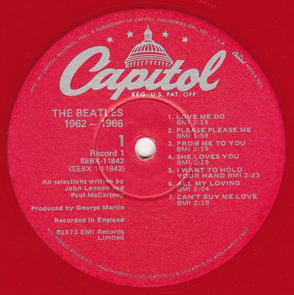 The Beatles : 1962-1966 (2xLP, Comp, Ltd, RE, Red)