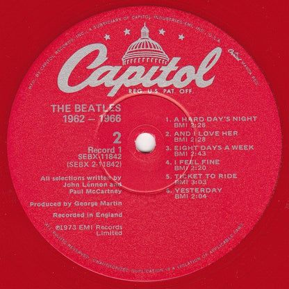 The Beatles : 1962-1966 (2xLP, Comp, Ltd, RE, Red)