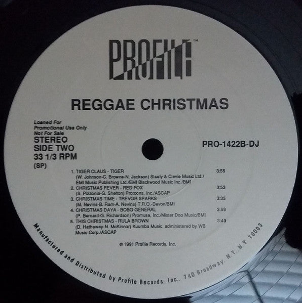 Various : Reggae Christmas (LP, Comp, Promo)