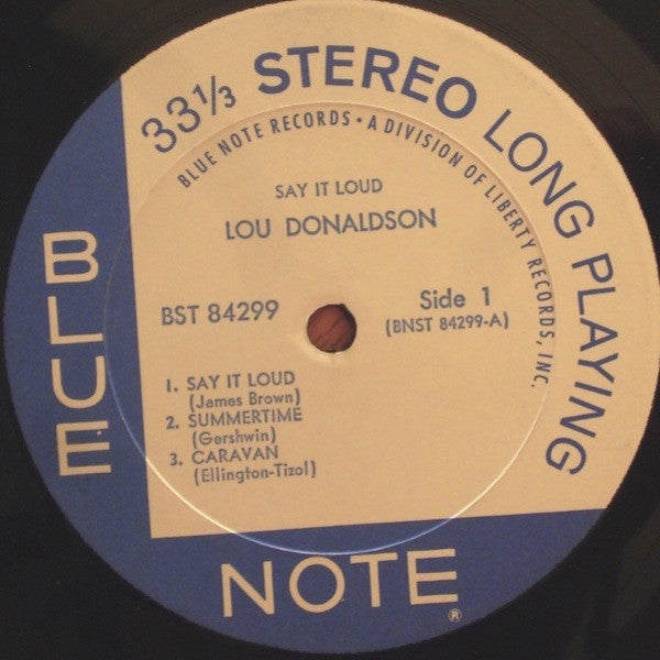 Lou Donaldson : Say It Loud! (LP, Album, Uni)