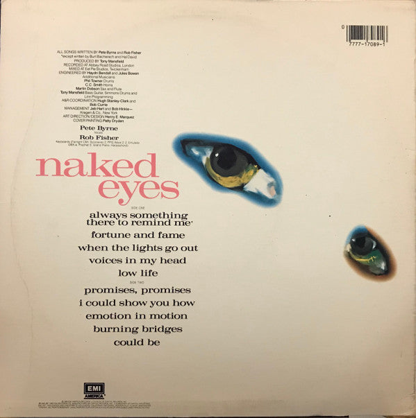 Naked Eyes : Naked Eyes (LP, Album, Win)