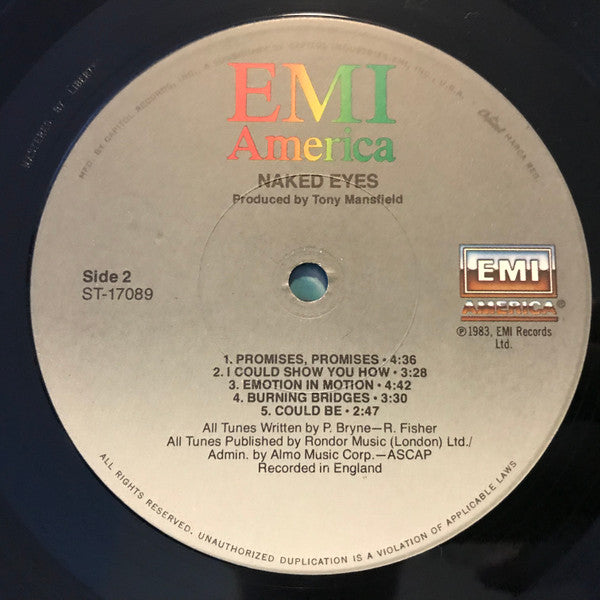 Naked Eyes : Naked Eyes (LP, Album, Win)