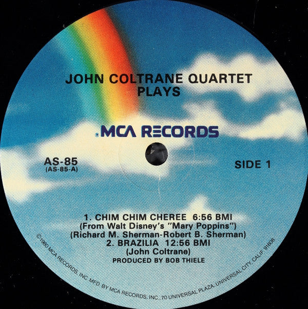 The John Coltrane Quartet : The John Coltrane Quartet Plays (LP, Album, RE, Glo)