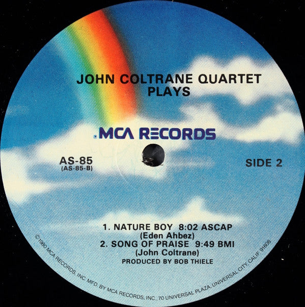 The John Coltrane Quartet : The John Coltrane Quartet Plays (LP, Album, RE, Glo)