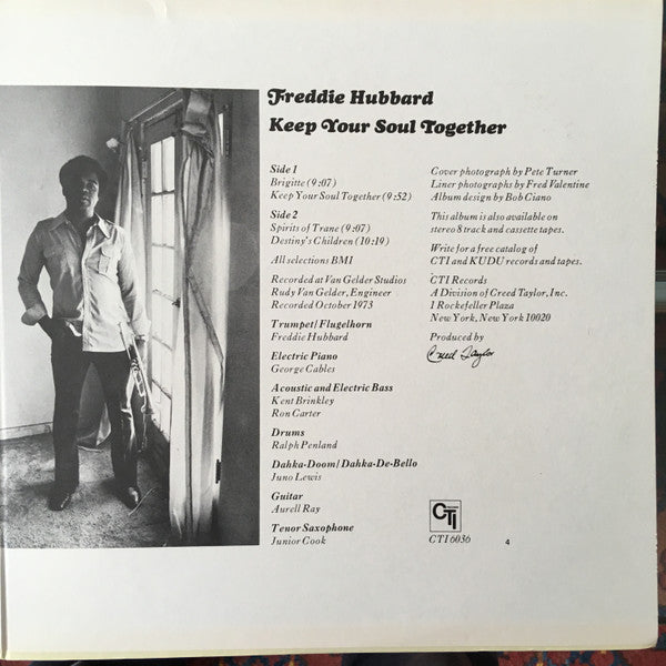 Freddie Hubbard : Keep Your Soul Together (LP, Album, Gat)