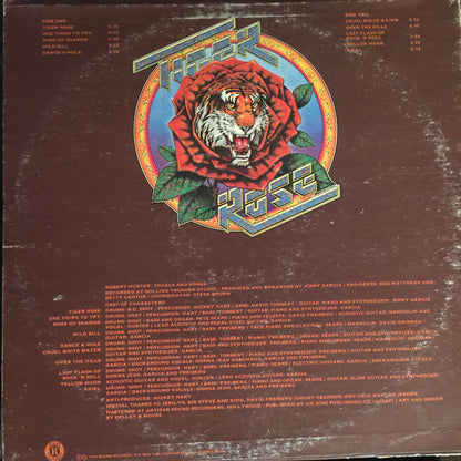 Robert Hunter : Tiger Rose (LP, Album, San)