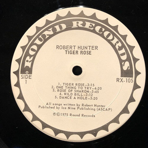 Robert Hunter : Tiger Rose (LP, Album, San)
