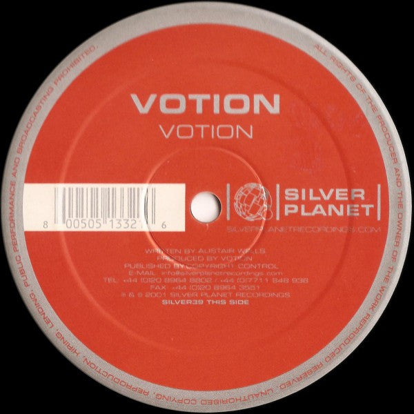 Votion : Votion / Strider (12")