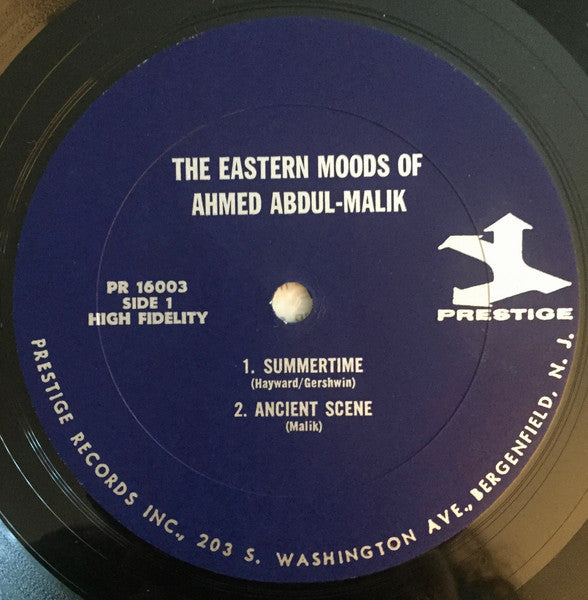 Ahmed Abdul-Malik : The Eastern Moods Of Ahmed Abdul-Malik (LP, Album, Mono, RE)
