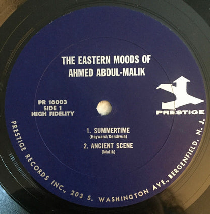 Ahmed Abdul-Malik : The Eastern Moods Of Ahmed Abdul-Malik (LP, Album, Mono, RE)