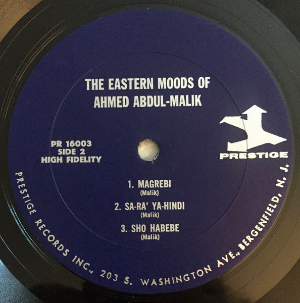 Ahmed Abdul-Malik : The Eastern Moods Of Ahmed Abdul-Malik (LP, Album, Mono, RE)