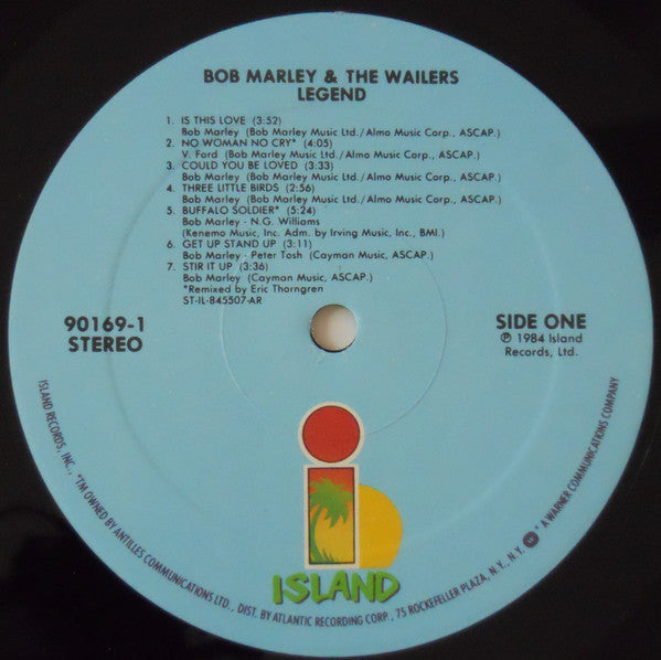 Bob Marley & The Wailers : Legend: The Best Of Bob Marley And The Wailers (LP, Comp, All)