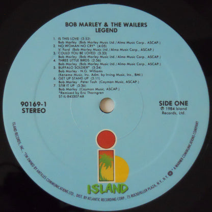 Bob Marley & The Wailers : Legend: The Best Of Bob Marley And The Wailers (LP, Comp, All)