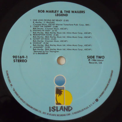 Bob Marley & The Wailers : Legend: The Best Of Bob Marley And The Wailers (LP, Comp, All)