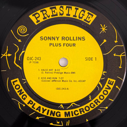 Sonny Rollins : Plus 4 (LP, Album, Mono, RE)